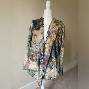 JOHNNY WAS, Specialty Designer, Biya — Reversible Joan Sherpa Jacket with tigers